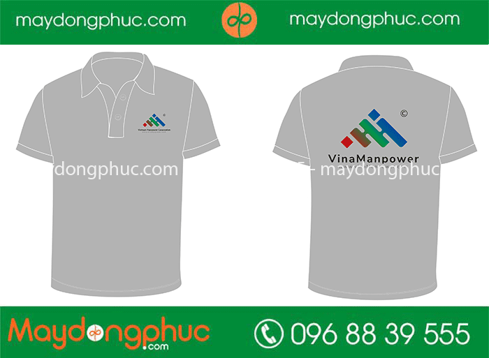 May áo phông Công ty Vina Manpower