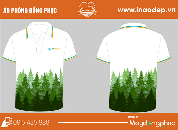 May áo phông Công ty AMC Việt Nam