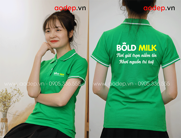 May áo phông Công ty Bold Milk