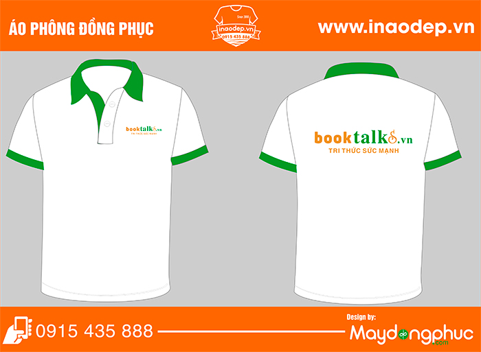 May áo phông Công ty Booktalk.vn