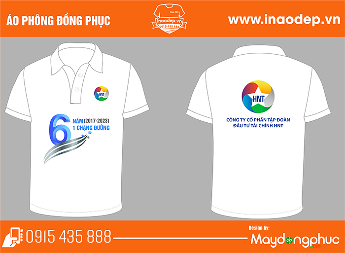 May áo phông Công ty Cổ phần Tập đoàn Đầu tư tài chính HNT