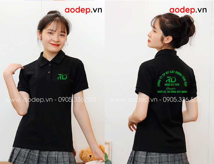 May áo phông Công ty CP ĐT xây dựng Tâm Đạt - mẫu 2