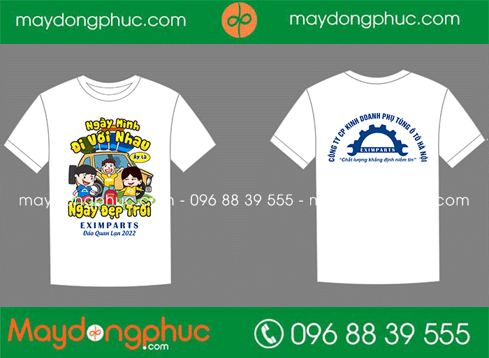 May áo phông Công ty CP kinh doanh phụ tùng ô tô Hà Nội