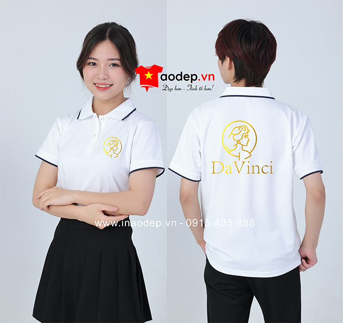 May áo phông Công ty Da Vinci - mẫu 2