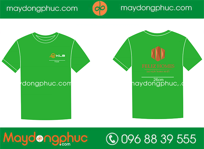 May áo phông Công ty Feliz Homes KLB