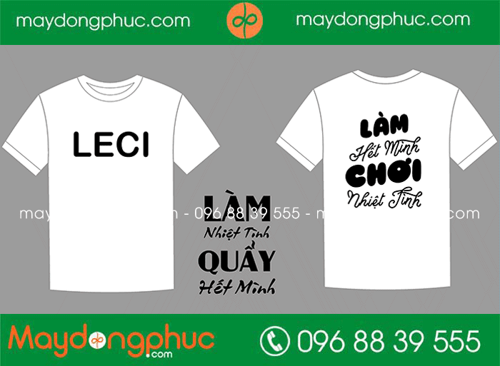 May áo phông Công ty LECI