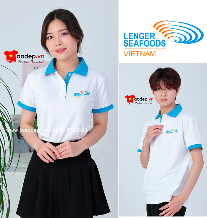 May áo phông Công ty Lenger Seafoods Việt Nam - mẫu 2