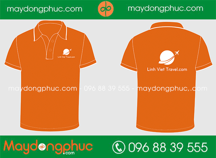 May áo phông Công ty Linh Việt Travel - mẫu 2