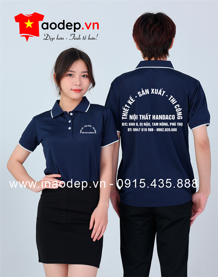 May áo phông Công ty nội thất Handaco