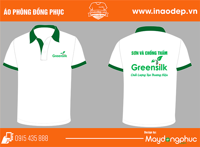 May áo phông Công ty Sơn chống thấm GreenSilk