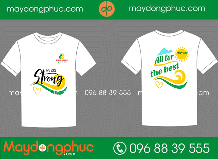 May áo phông Công ty Sunrise Việt Nam