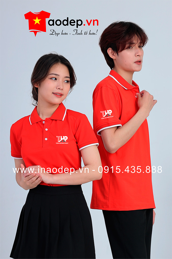 May áo phông Công ty Tân Hưng Phát