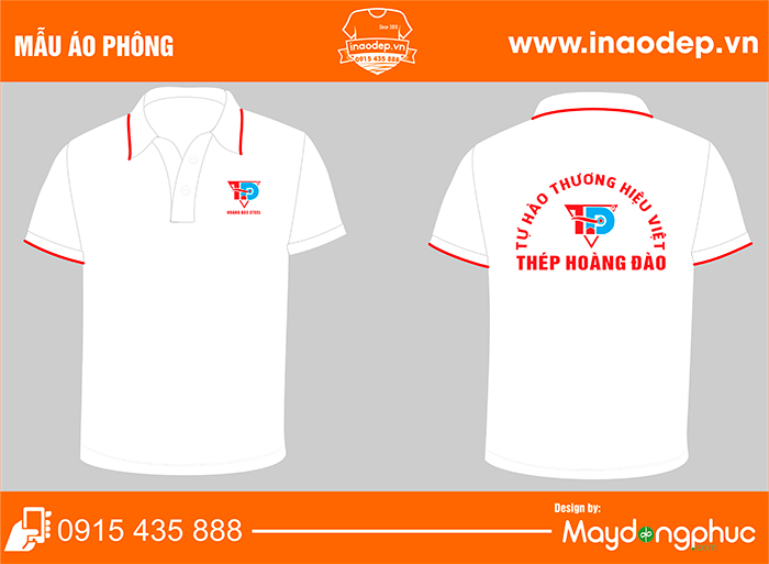 May áo phông Công ty Thép Hoàng Đào