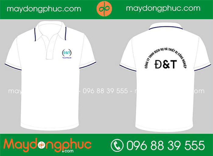 May áo phông Công ty TNHH dịch vụ và thiết bị công nghiệp Đ&T
