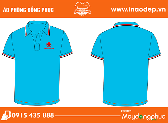 May áo phông Công ty Tôn thép Thắng Thịnh - mẫu 2
