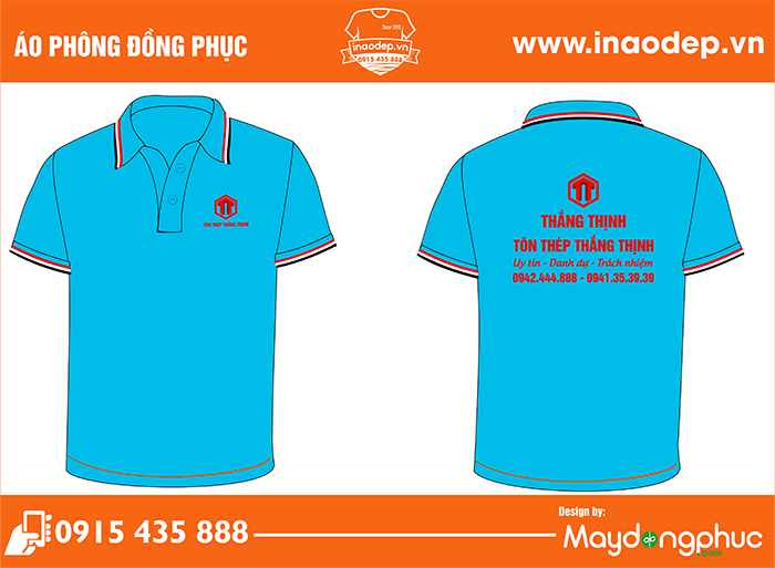 May áo phông Công ty Tôn thép Thắng Thịnh