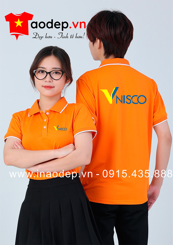 May áo phông Công ty Vnisco - mẫu 2