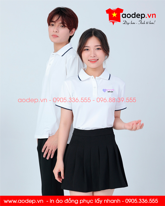 May áo phông Công ty VyVo Việt Nam