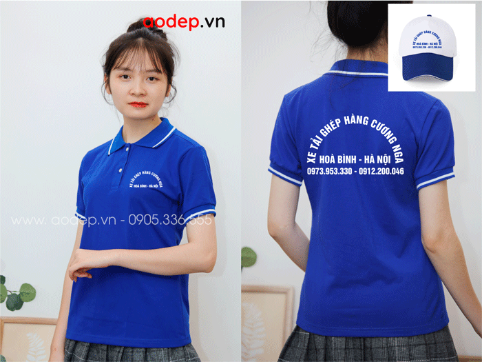 May áo phông Công ty Xe tải ghép hàng Cương Nga - mẫu 2