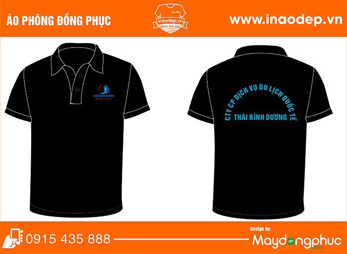 May áo phông CTY CP dịch vụ du lịch quốc tế Thái Bình Dương