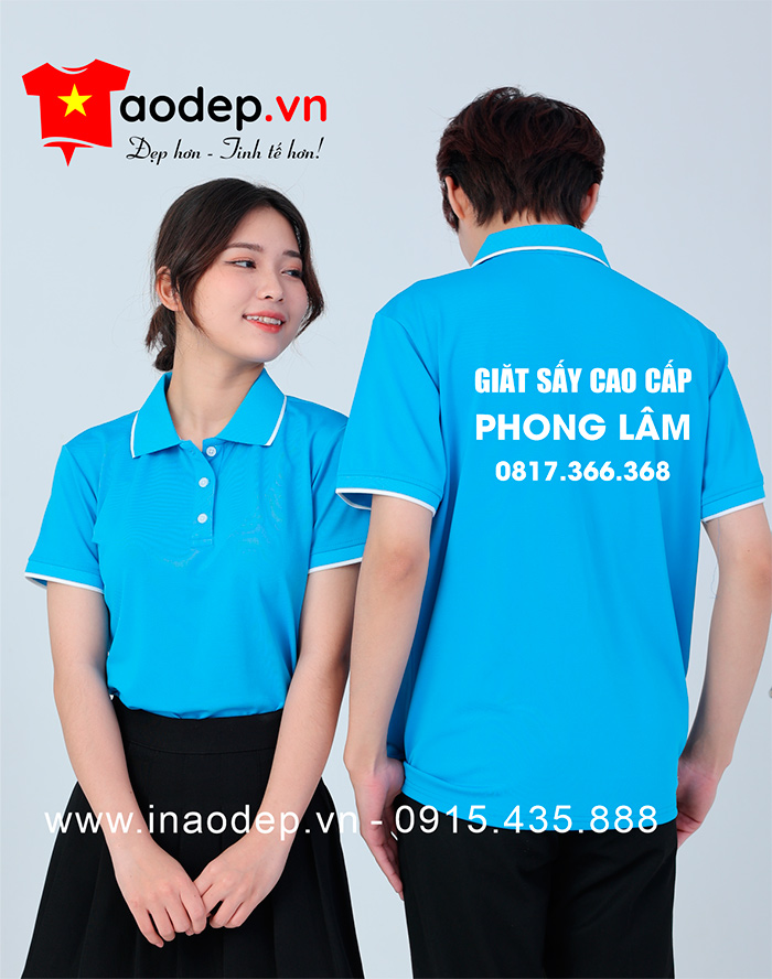 May áo phông Cửa hàng Giặt sấy cao cấp Phong Lâm