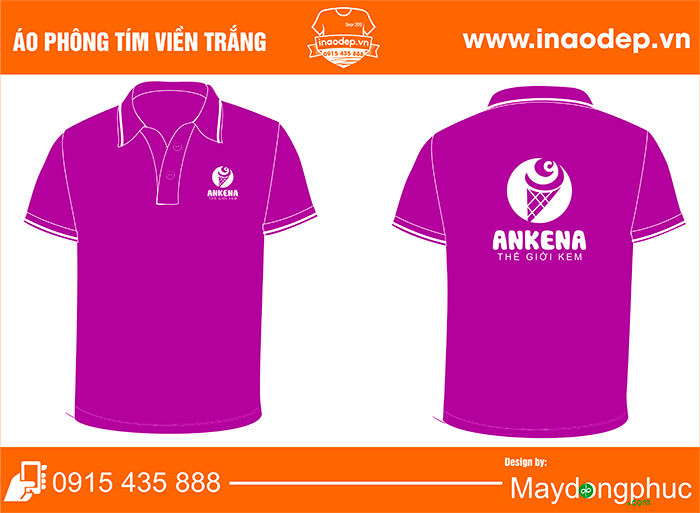 May áo phông Quán Kem Ankena