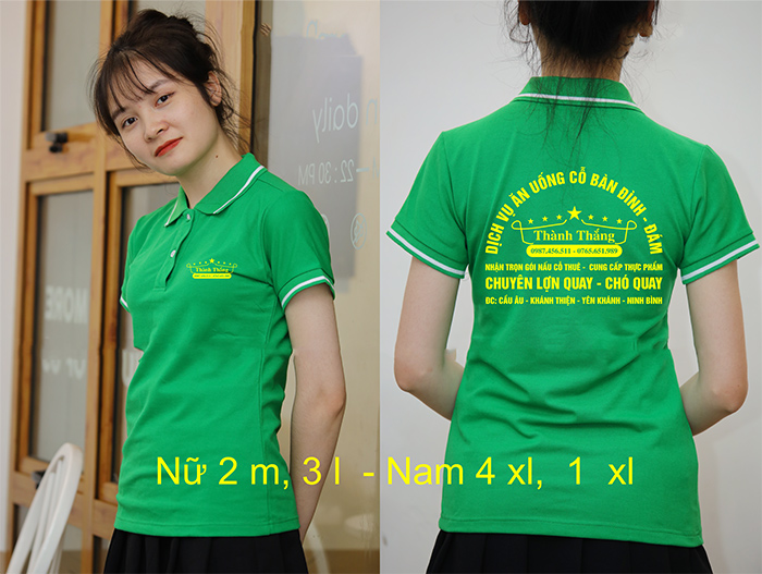 May áo phông Dịch vụ ăn uống Thành Thắng