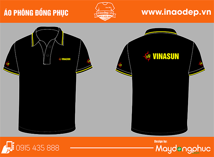 May áo phông đồng phục Công ty Vinasun