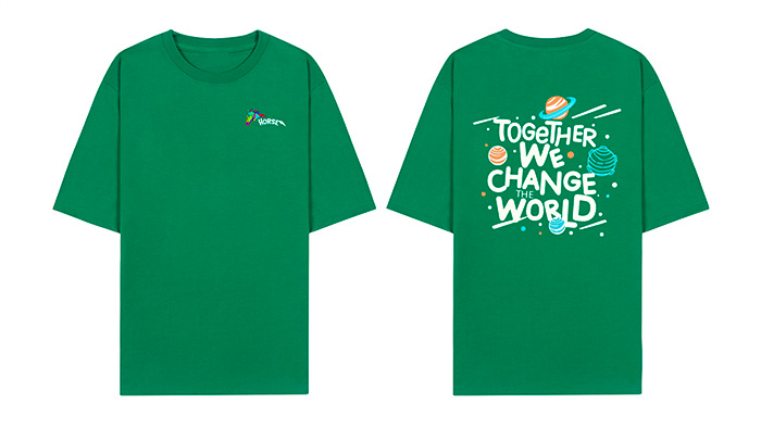 May áo phông đồng phục Horse – Together We change the World