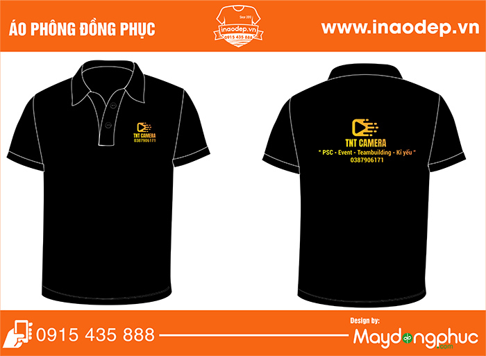 May áo phông đồng phục TNT Camera