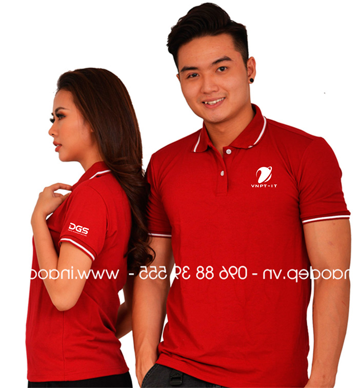 May áo phông đồng phục VNPT-IT