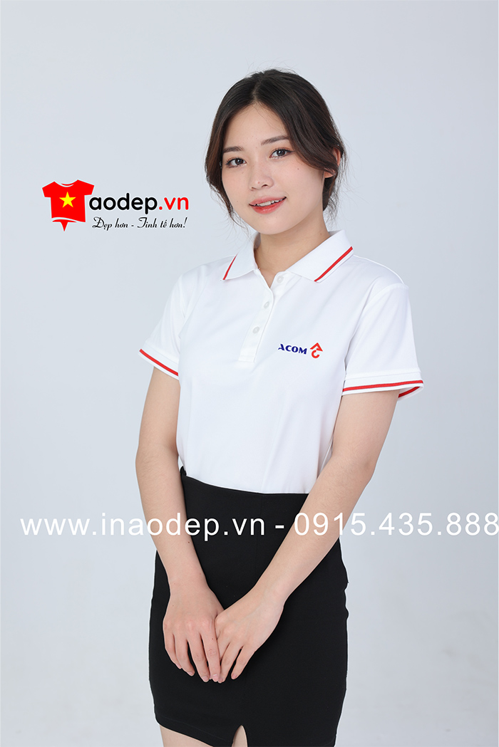 May áo phông đồng phục Công ty ACom