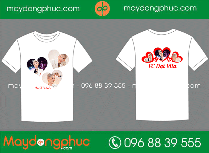 May áo phông FC Đạt Vila