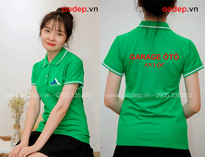 May áo phông Garage ô tô An Lộc