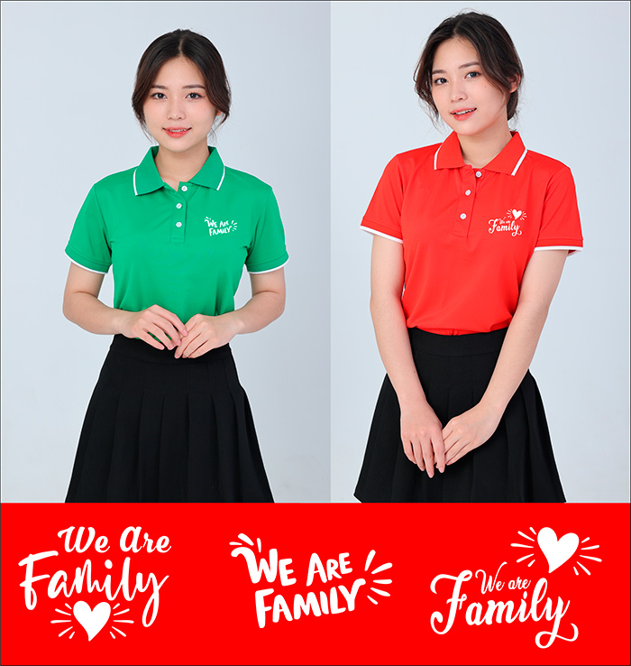 May áo phông gia đình We are family