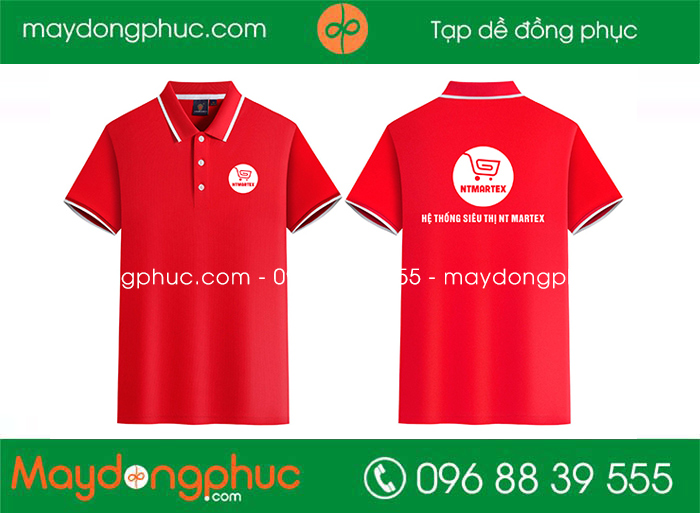 May áo phông Hệ thống siêu thị NT Martex