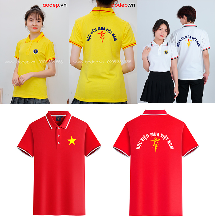 May áo phông Học viện múa Việt Nam