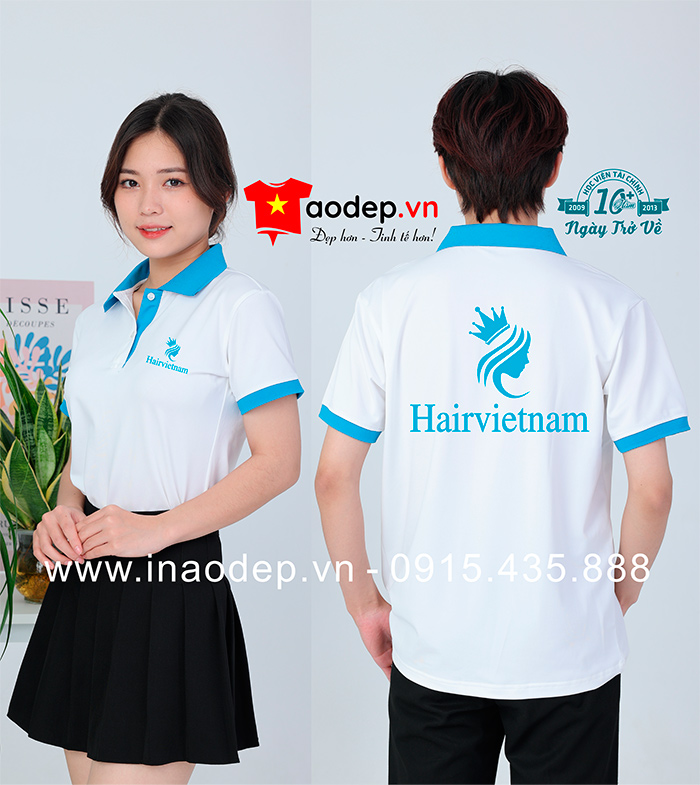 May áo phông Học viện Tài chính kỉ niệm 10 năm Ngày trở về HariVietnam