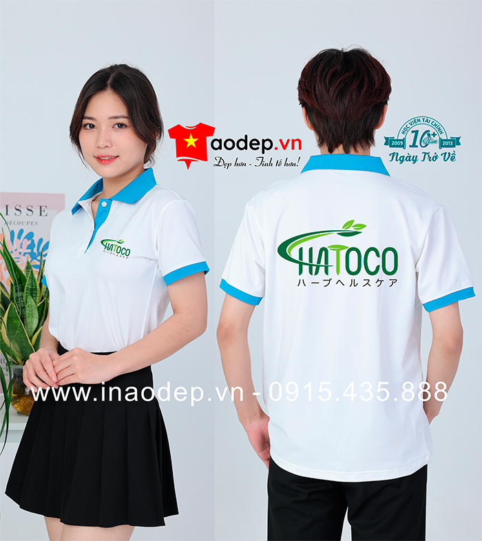 May áo phông Học viện Tài chính kỉ niệm 10 năm Ngày trở về Hatoco