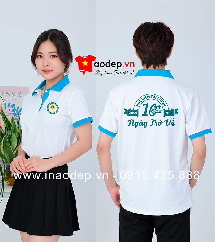 May áo phông Trường Học viện Tài chính kỉ niệm 10 năm Ngày trở về