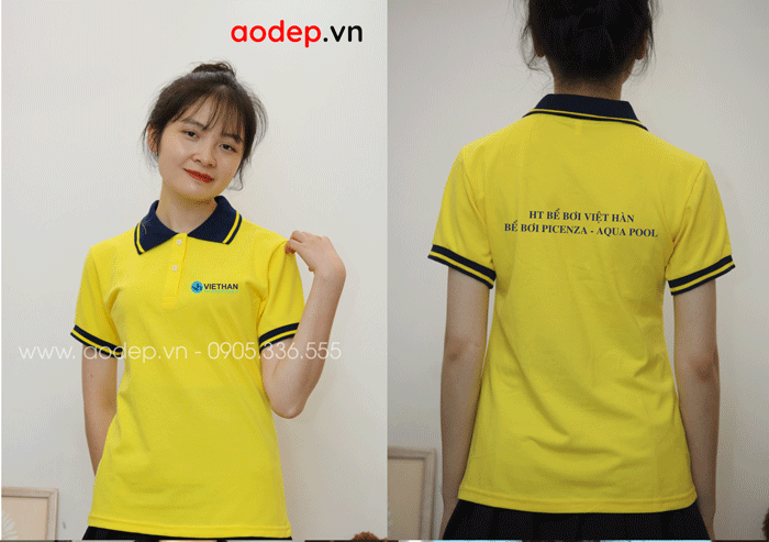 May áo phông HT bể bơi Việt Hàn