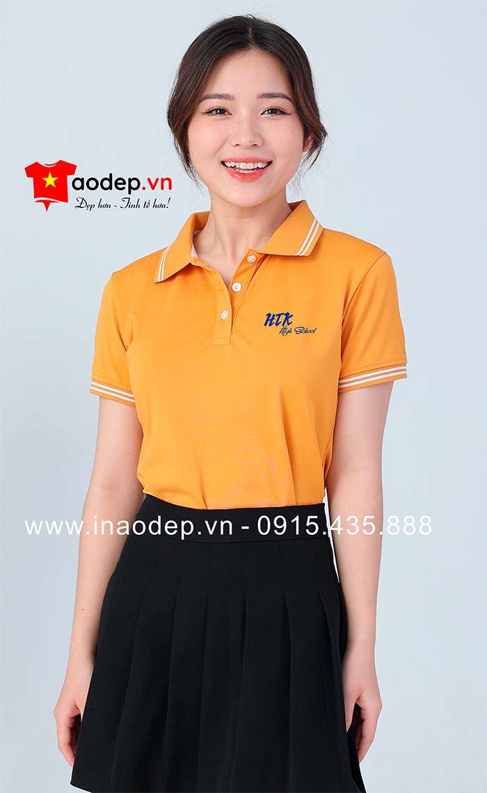 May áo phông đồng phục HTK High School
