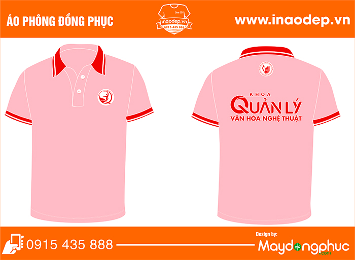 May áo phông Khoa quản lý văn hóa nghệ thuật