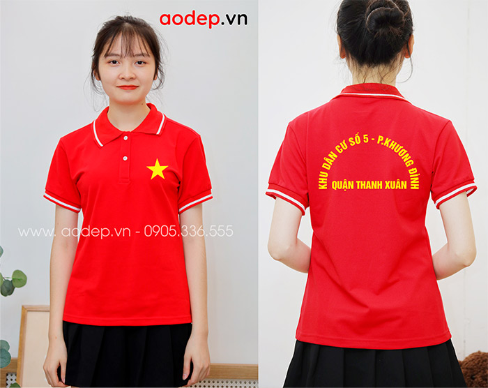 May áo phông Khu dân cư số 5 – P.Khương Đình
