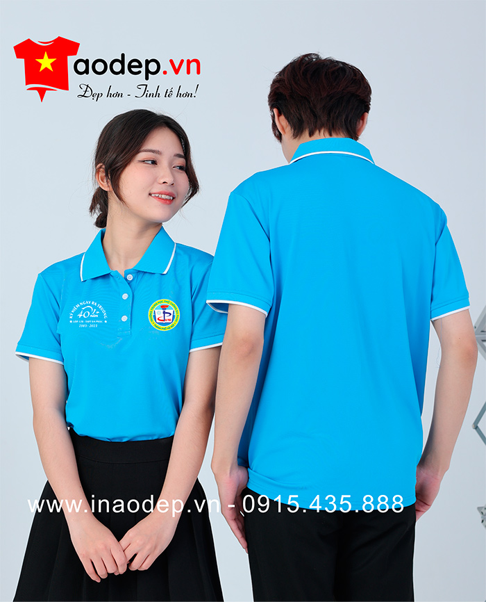 May áo Lớp 12B Trường THPT Đa Phúc kỉ niệm 40 năm Ngày ra trường