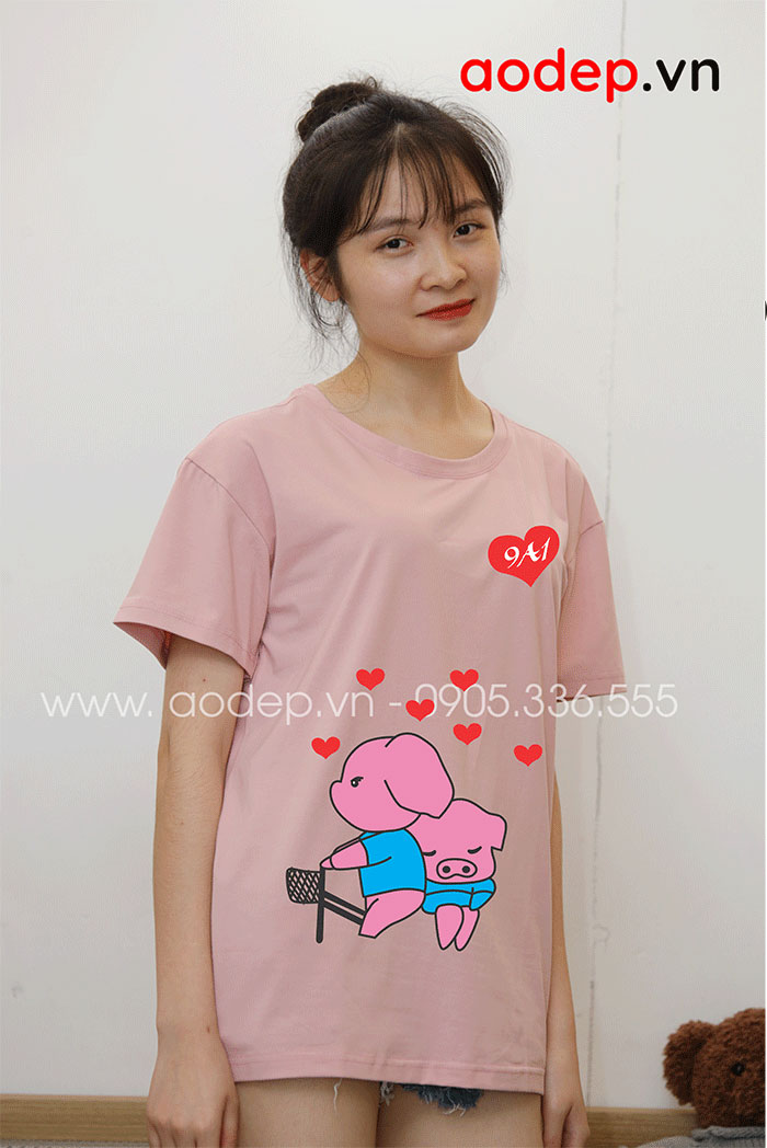 May áo phông Lớp 9A1 - mẫu 2