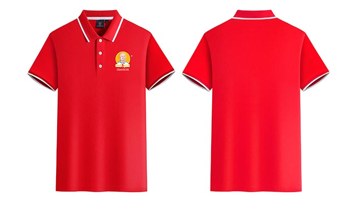 May áo phông màu đỏ Quán Phở sạch Since 2002