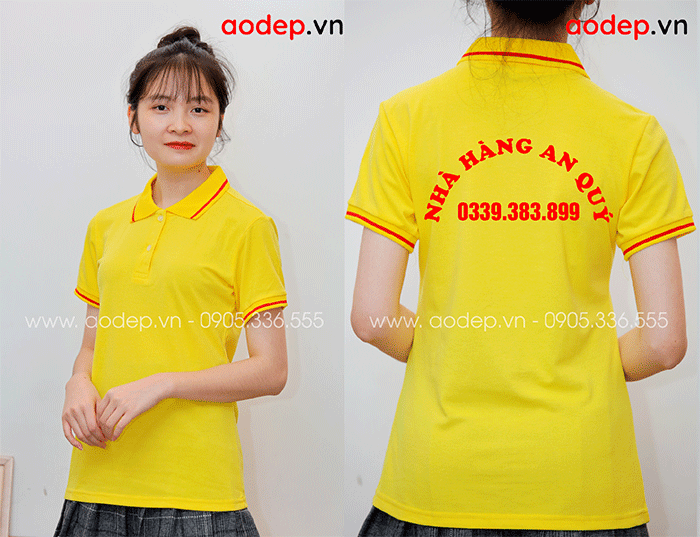 May áo phông Nhà hàng An Quý