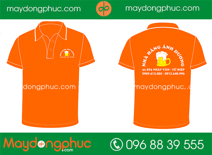 May áo phông Nhà hàng Ánh Dương