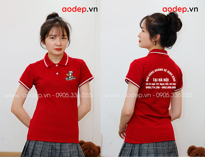 May áo phông Nhà hàng Khánh Dê Ninh Bình tại Hà Nội